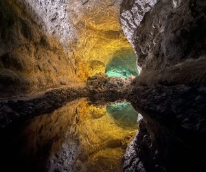Jaskyňa Cueva de los Verdes , Lanzarote, Kanárske ostrovy